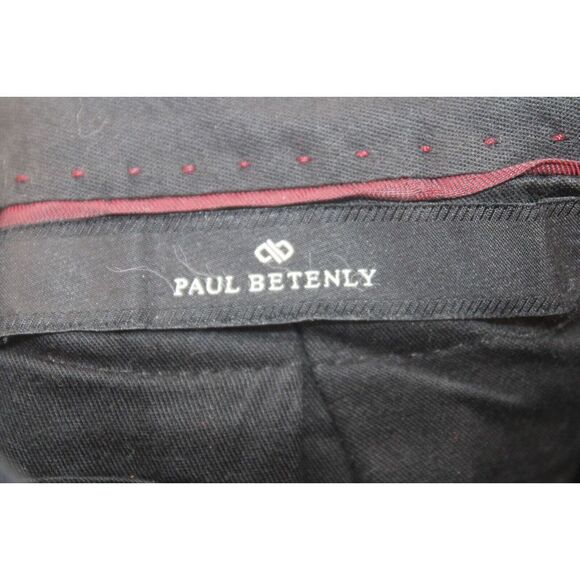 PAUL BETENLY NAVY GRAY STRIPE THOMAS 44R SUIT COAT & MATCHIN PANT 38R INSEAM 27" - Picture 6 of 16